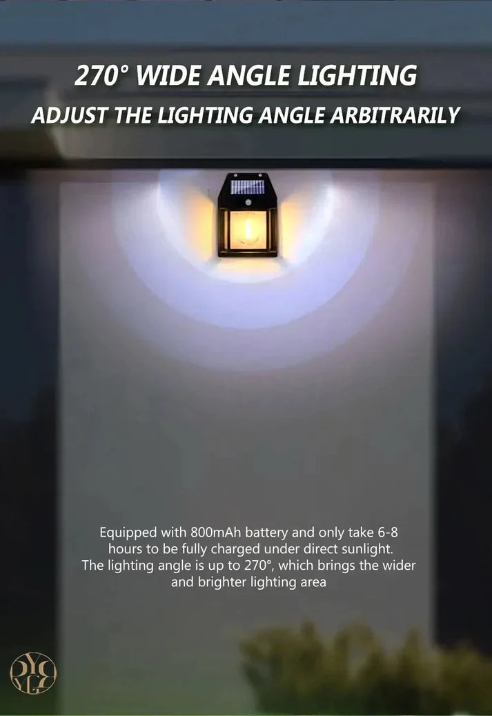 Solight | Solar Wall Light Wireless Sensor Ip65 Rated